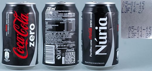 Portugal - Coca-Cola nome zero (Nuria) 330ml - 2015-01-05