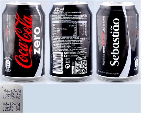 Portugal - Coca-Cola nome zero (Sebastiao) 330ml - 2014-12-04