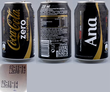 Portugal - Coca-Cola nome zero SC (Ana) 330ml - 2014-11-02