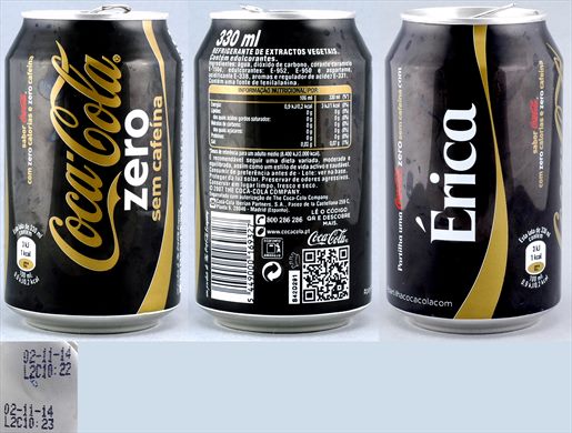 Portugal - Coca-Cola nome zero SC (Erica) 330ml - 2014-11-02