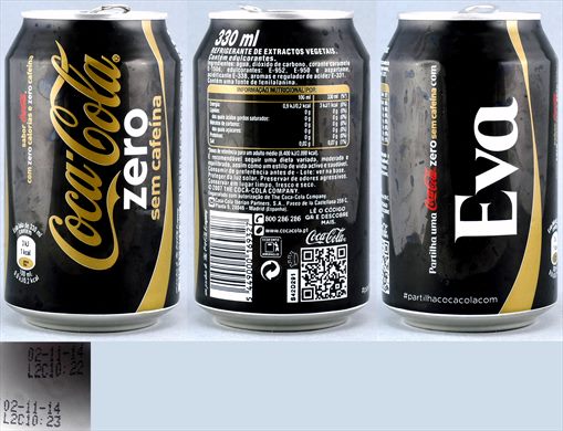 Portugal - Coca-Cola nome zero SC (Eva) 330ml - 2014-11-02