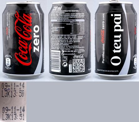 Portugal - Coca-Cola parentesco zero (O teu pai) 330ml - 2014-11-09
