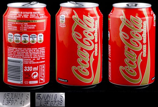 Portugal - Coca-Cola sem cafeina 330ml 2010-06-05