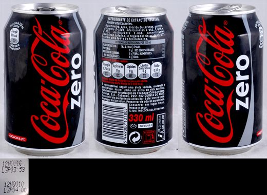 Portugal - Coca-Cola zero 330ml - 2010-11-12