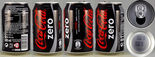 Portugal - Coca-Cola zero 330ml 2016-01-16