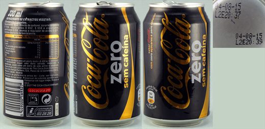 Portugal - Coca-Cola Zero sem cafeina 330ml 2015-08-04
