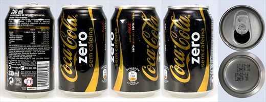 Portugal - Coca-Cola Zero sem cafeina 330ml 2016-02-07