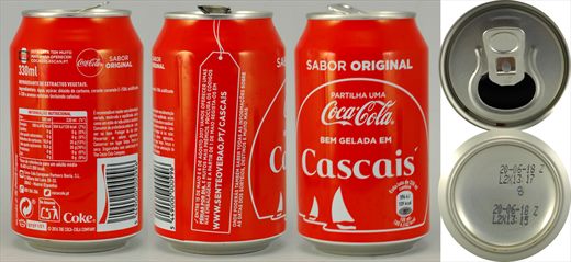 Portugal - Coca-Cola ferias Classic (Cascais) 330ml 2018