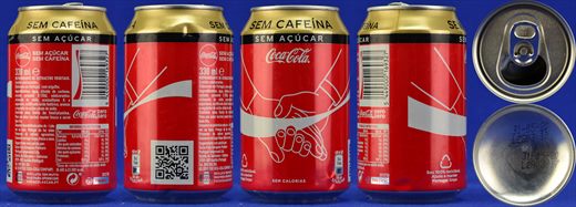 Portugal - Campanha Solidaria Purpose 2019 Coca-Cola sem cafeina sem acucar 330ml