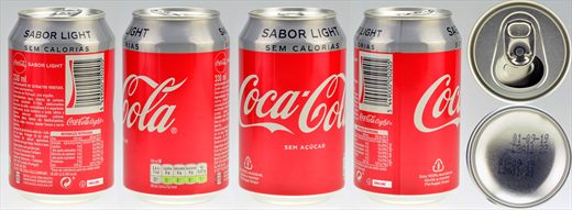 Portugal - Coca-Cola sem calorias 330ml 2019-09-01