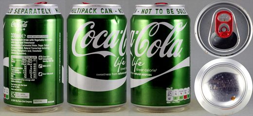 Reino Unido - Coca-Cola Life 330ml 2016-01