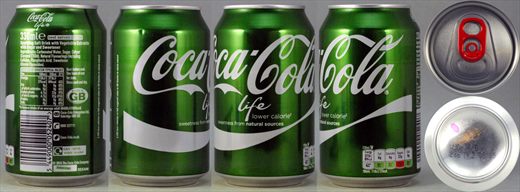 Reino Unido - Coca-Cola Life 330ml 2016-08