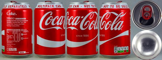Reino Unido - Coca-Cola Classic 330ml 2016-06