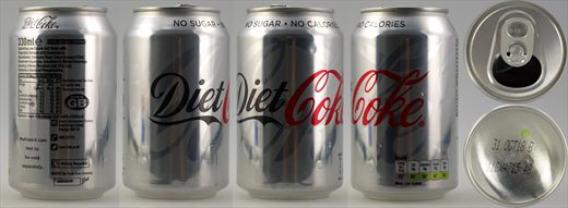 Reino Unido - Coca-Cola Diet Coke 330ml 2018-10-31