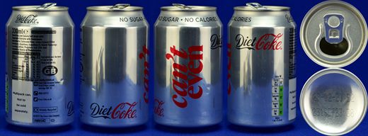 Reino Unido - Diet Coke (can't even) 330ml 2020