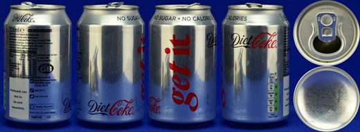Reino Unido - Diet Coke (get it) 330ml 2020