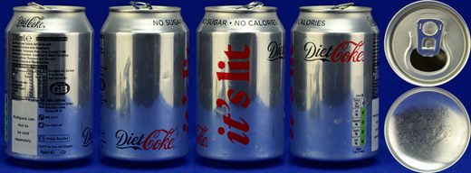Reino Unido - Diet Coke (it's lit) 330ml 2020