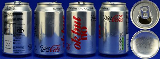 Reino Unido - Diet Coke (ok but no) 330ml 2020