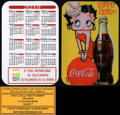 2019-Coca-Cola - 8a Feria Int. de Colec. de Villanueva de la Serena serie 7 2019 01