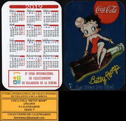 2019-Coca-Cola - 8a Feria Int. de Colec. de Villanueva de la Serena serie 7 2019 02