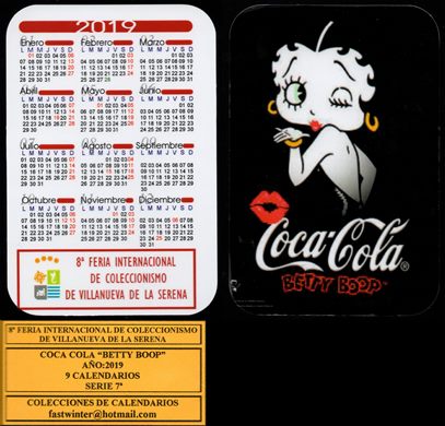 2019-Coca-Cola - 8a Feria Int. de Colec. de Villanueva de la Serena serie 7 2019 03