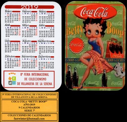2019-Coca-Cola - 8a Feria Int. de Colec. de Villanueva de la Serena serie 7 2019 06