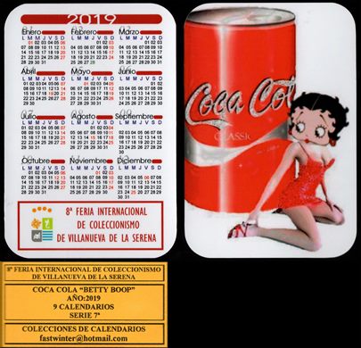 2019-Coca-Cola - 8a Feria Int. de Colec. de Villanueva de la Serena serie 7 2019 09