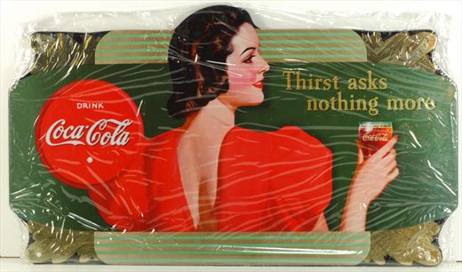 Coca-Cola - Cartaz metalico H