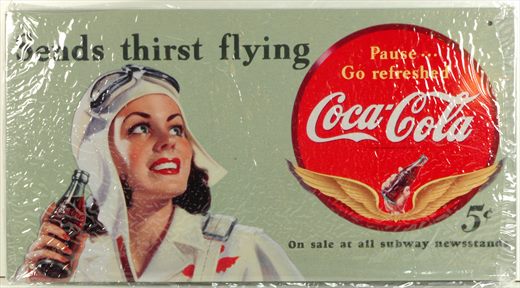 Coca-Cola - Cartaz metalico H