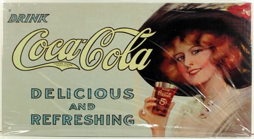 Coca-Cola - Cartaz metalico H