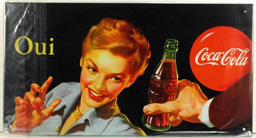 Coca-Cola - Cartaz metalico H