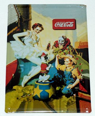 Coca-Cola - Cartaz metalico V