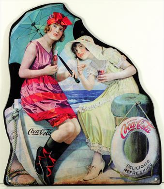 Coca-Cola - Cartaz metalico V