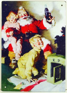 Coca-Cola - Cartaz metalico V
