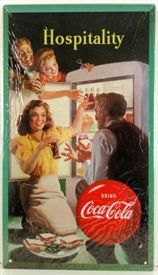 Coca-Cola - Cartaz metalico V