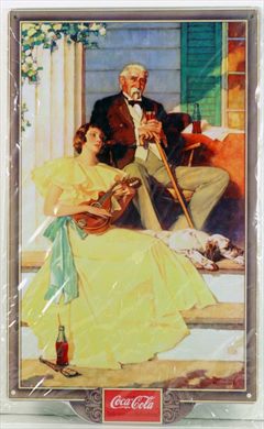 Coca-Cola - Cartaz metalico V