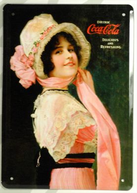 Coca-Cola - Cartaz metalico V