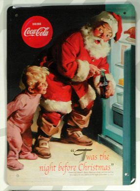 Coca-Cola - Cartaz metalico V