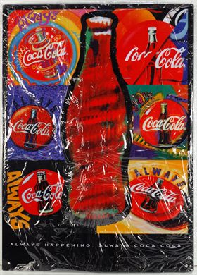 Coca-Cola - Cartaz metalico V