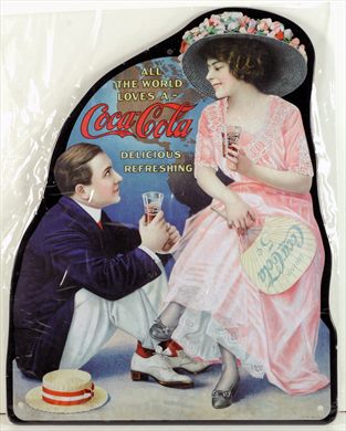 Coca-Cola - Cartaz metalico V