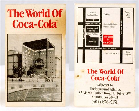 Coca-Cola - Cartao The World of Coca-Cola 1