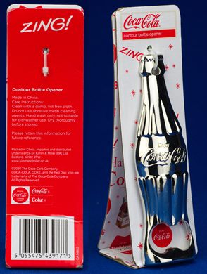 Coca-Cola - Zing Contour Bottle Opener CA14853