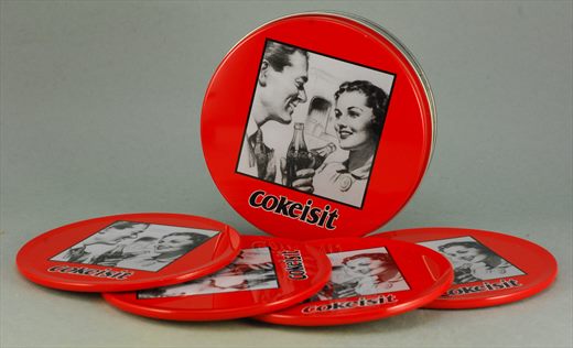 Coca-Cola - Bases para copos redonda cokeisit