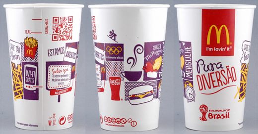 Coca-Cola - McDonald - FIFA World Cup Brasil - 40Cl