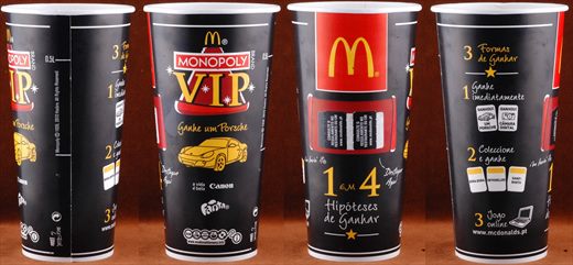 Coca-Cola - McDonald - Monopoly VIP 0,5L