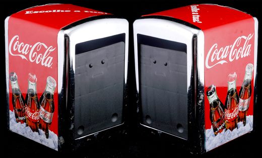 Coca-Cola - Guardanapeiro metal