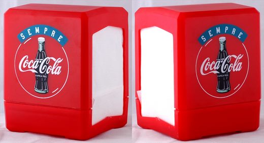 Coca-Cola - Guardanapeiro plastico