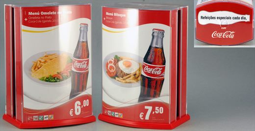 Coca-Cola - Guardanapeiro plastico menu