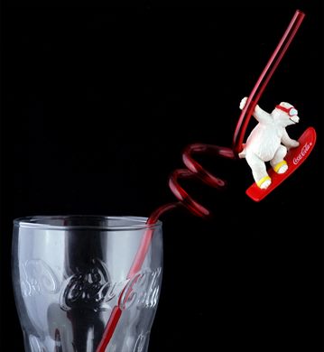 Coca-Cola - Palhinha com urso polar