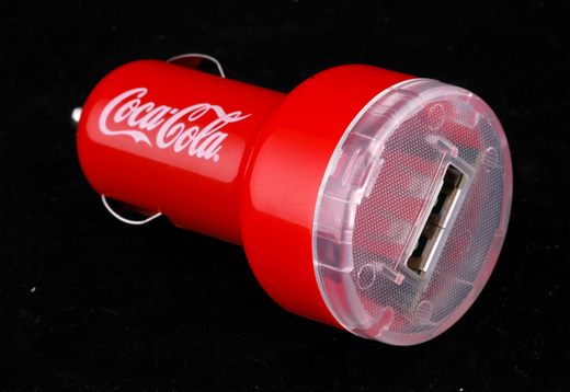 Coca-Cola - Adaptador USB carro